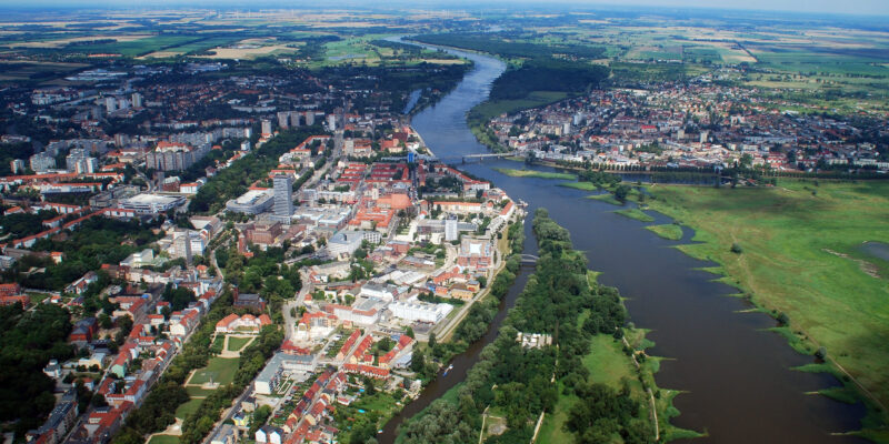 Ankunft in Frankfurt Oder