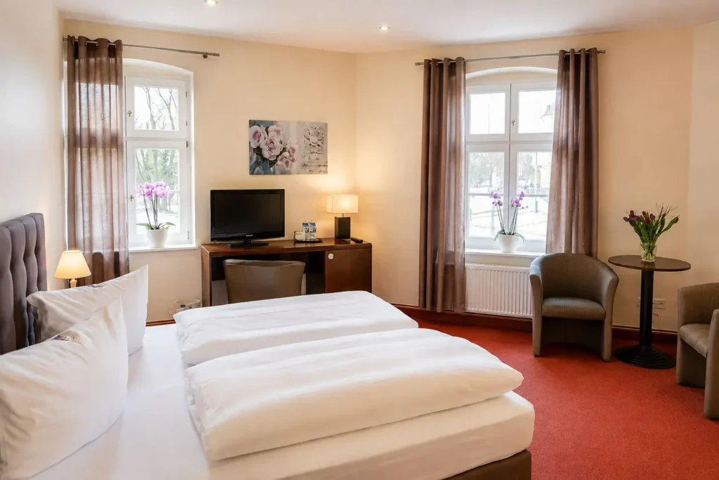 Komfort-Doppelzimmer im Hotel in Frankfurt (Oder)